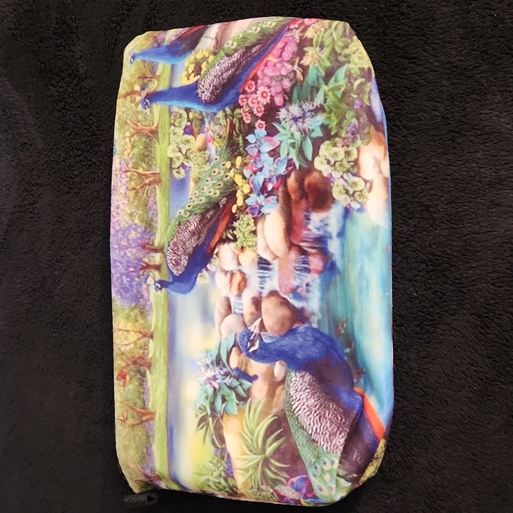NEW- Cosmetic Bag, Storage Bag - Peacocks